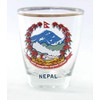 Nepal Coat of Arms Shot Glass