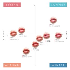 Vise Nemak Fake Rouge II PK851 More Managing Paws, Mucosa Lip, Mucosa Color, Blood Tone, Glossy, Beauty Essence, Mauve Pink, 0.1 oz (3.8 g)