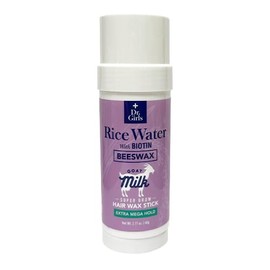 Dr.Girls Rice Water Extra Mega Hold Hair Beeswax Stick 2.11oz/ 60g (Goat Milk)