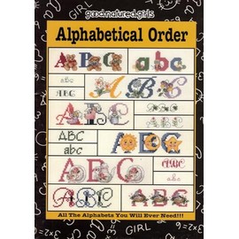 alphabetical order chart booklet
