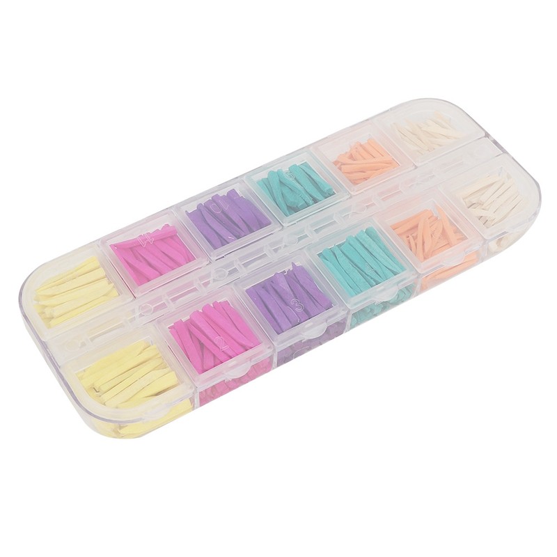 Colorful Dental Restoration Interdental Composite Contoured Wooden Wedges (600pcs)
