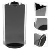 Acrylic Sign Holder Rotatable 3-Sided Restaurants Menu Display Stand Tabletop