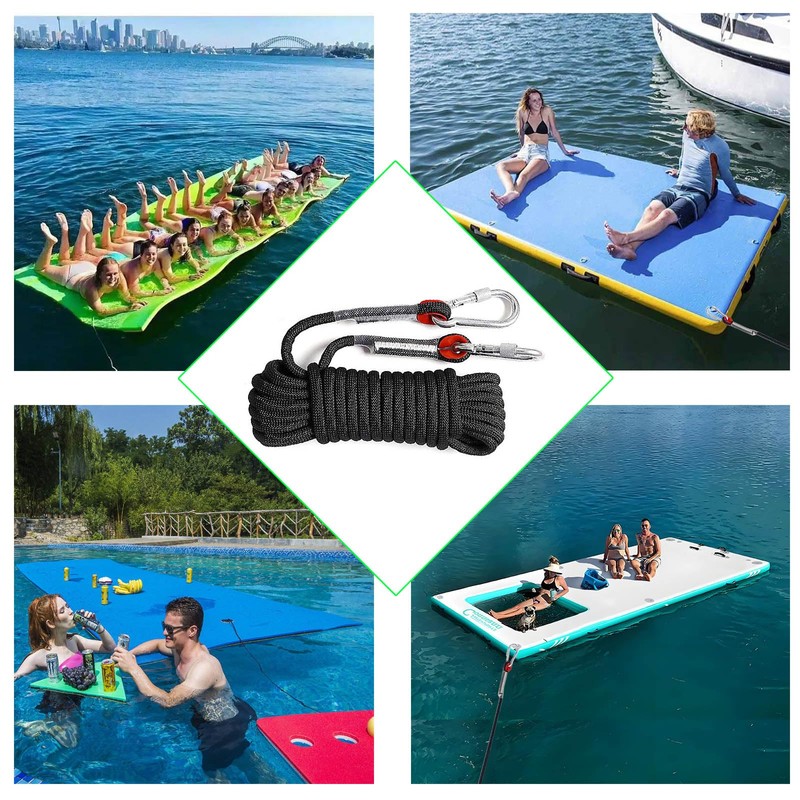 SCCUP® 157 Inch Foam Water Pad Bungee Cord,Lily Pad Floating