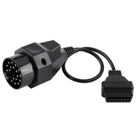 BOROCO 20 Pin to 16 Pin OBD2 Adapter Plug Scanner Cable for B-W E36 E38 E39 E46 E53 X5 Z3
