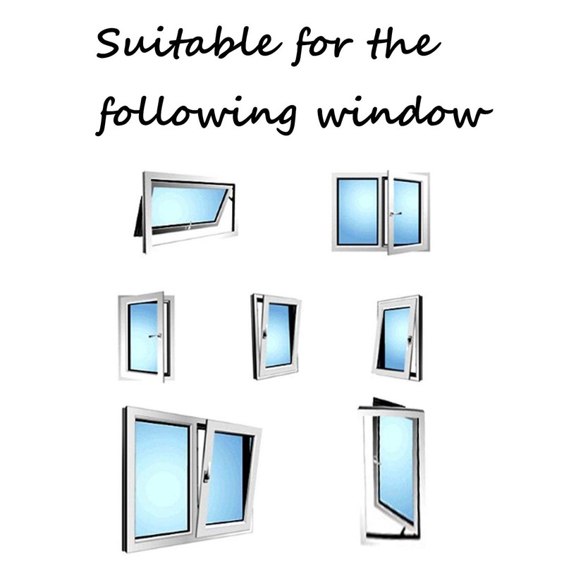 Universal Window Seal（400CM） with Zip and Hook Tape Suitable for