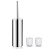 Gricol Toilet Brush with Stainless Steel Container with Splash Guard