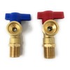 Washing Machine Valve with Push Fit - 3/4" MHT [3094]