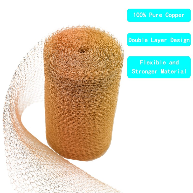 Copper Mesh - 5 Inches x 30 ft, 100% Pure