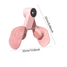 Ronyme Leg Inner Thigh Exercise Equipment Stretcher, Pelvic Repair Multifunctional Leg Clip, Pelvic Floor Strengthener for Gym Girls, Pink