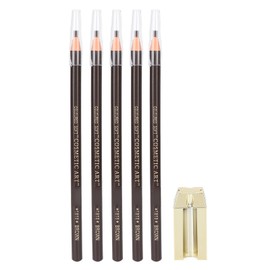 Makeup Sharpener Eyebrow Pencils, 4 In 1 Eyebrow Pencil Eyebrow Pencils Sharpener Set for Women Grils Eyebrow Colour Permanent Makeup Eye Brow Liners Eyebrow Pencils(Brown Eyebrow Pencil)