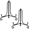 Decorative Plate Holder 2 Pieces Iron Plate Stand 4 Inch