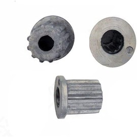 Fearet 12 Teeth/ 15 Teeth Pulsator Core Gear Sleeve Connector Replacement Fit for LG Automatic Washing Machine Repair Parts (S(Outside is 12 teeth, inside is 11 teeth))