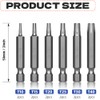 Jyvex T40 Bit, Torx Bit T40, 15 Pieces Torx T40