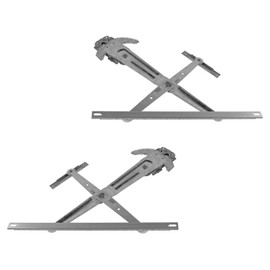 TRQ Front Manual Window Regulator Set Compatible with 1986-1995 Suzuki Samurai