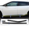 BOGAR TECH DESIGNS for Kia EV6 2022-2024 Side Skirt Chrome