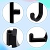 4pcs Storage Shed Hooks, Plastic J and Y Shape Tool