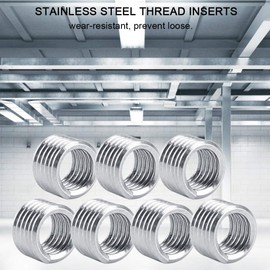 Pack of 100 Wire Insert Thread M4 Helicoil Thread Repair Stainless Steel SS304 Thread Insert Spiral Wire Insert Assorted Spiral Thread Insert (M4 x 0.7 x 1.5D)