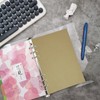 Zelten 1 Pack A5 45 Sheets/90 Pages Kraft Loose Leaf