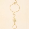 Atentuyi Punk Snake Bracelet Gold Snake Finger Ring Bracelet Snake