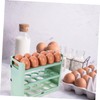 KOMBIUDA Refrigerator Door Three Layer Shelf Bin Food Grade Egg
