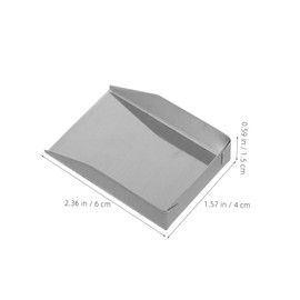 NOLITOY 4Pcs Stainless Steel Shovels for DIY Jewelry Making Spacer Beads Scoop for Loose Beads and Craft Projects Safe and Convenient Jewelry Tools