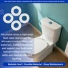 Flush Valve Silicone Gasket Compatible with Caroma M5,Fit for Geberit