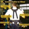 Tool Belt,Professional Tool Belts for Men with Suspenders,18 Pockets Heavy