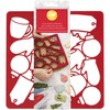 Wilton Holiday Multi-Cookie Cutter Sheet, Red