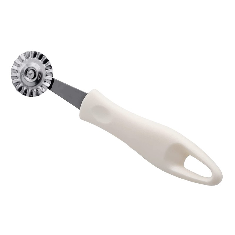 Stainless Steel Pasta Cutter with Ergonomic Handgrip, Multi-functional Hand Dough