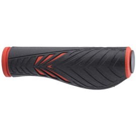 CYCLE PRO MTB Ergo Grip CP-HG1133AD2, Black/Red, 5.1 inches (130 mm)