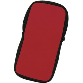 CalcCase Original Protective Case for Graphing Calculators Made of Red Neoprene, Durable Nylon, Elegant Calculator Case - Suitable for All Standard Calculators