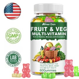Fruits & Veggies 60 Fruit&Veggie Supplement Gummies Vitamins & Minerals