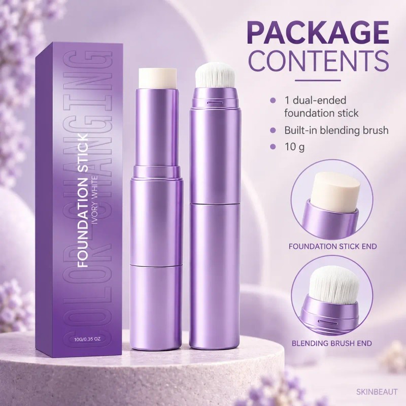 Base 2en1 Tono Adaptable-waterproof+corrector Tono Blanco