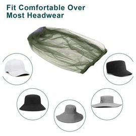 Moskitonetz Kopfbedeckung Moskitonetz-Hut Insektenhüte mit Netz Imker Imker Bienenzucht Schleier Hut Wandern Gartenarbeit Mesh Kapuze Wandern für Imker Camping Angeln