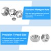 METALLIXITY Hex Nuts Assortment Kit (M16-2 Hex Nuts with M16