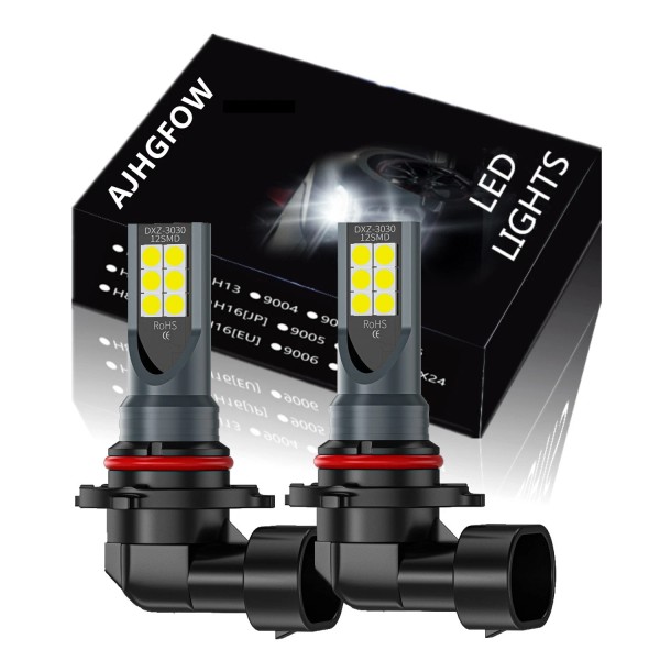 AJHGFOW For Toyota Tundra 2000-2006 Pair 9145 H10 LED Fog