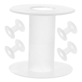 SEWACC Pack of 5 winding I-wave cord rolls, plastic wire spools, plastic spool, storage of wire spools, sewing accessories, wire weaving spool, knitting spool, ribbon spools, yarn spool, plastic,