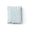 10x13 (100) Daisies Floral Summer Designer Poly Mailers Waterproof Self