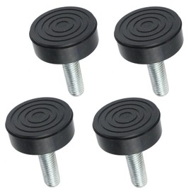 Divan SPARES2GO/Bedside Table/Cabinet with Drawers and Adjustable Screw In Legs Legs 10 mm (Pack of 4)