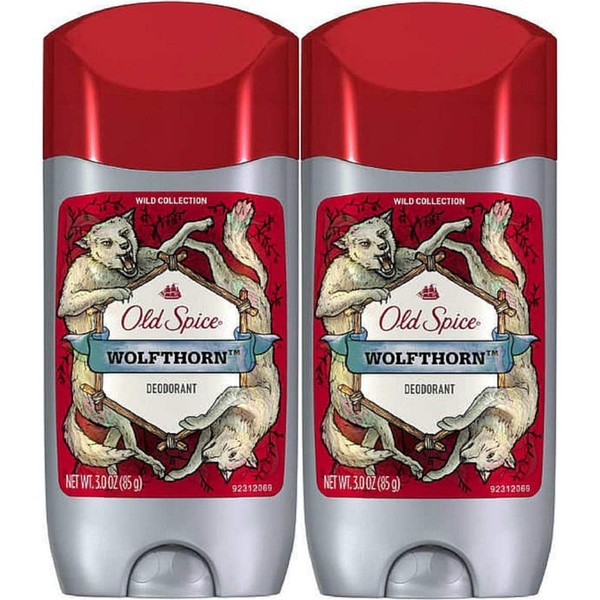OLD SPICE Wild Collection Wolfthorn Scent Deodorant, 3 Oz (2 Pack)