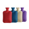 LUXFAB Large 2L Hot Water Bottle with Soft Fleece Cover