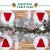 Silver Snowflake Table Runner, 27*275cm/11*108inch Glitter Xmas Long Table Runner