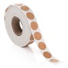 1000pcs Kraft Dot Stickers Roll 0.5 inch | Color Code