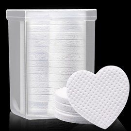 Embagol Eyelash Extension Glue Wipes 200 PCS Lint Free Nail Wipes Non-Woven Fabric Lash Glue Nail Polish Remover for Lash Extension Supplies (White)
