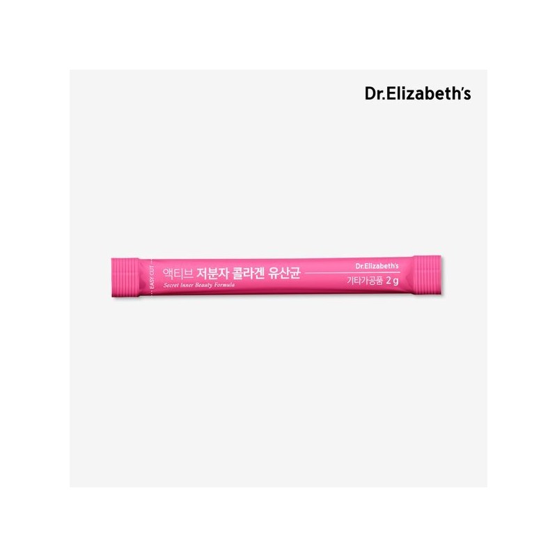 Dr. Elizabeth 닥터엘리자베스 액티브 저분자콜라겐 유산균 (2g x 50포) Dr.