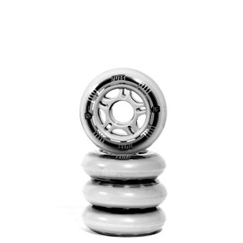 Tuxs Inline Skates Wheels 82A Inline Wheels Replacement Wheels for Inline Skating Leisure Skating Indoor and Outdoor (76 x 24 mm)