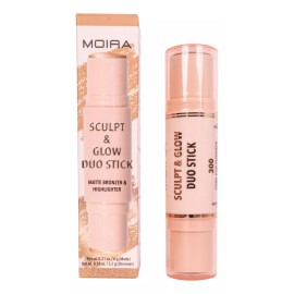 Moira Cosmetics Iluminador Y Bronzer 2 En 1 Stick Moira Cosmetics Sculpt Duo Tono Del Maquillaje Cool For Summer