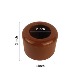 GLOBAL LUXURY MANAGEMENT Plastic Cage Cup Bird Feeder Pigeon Water Cups Parrot Parakeet Chicken Pet Poultry Pigeon Game Bird Bowl Supplies - 2 Inch, Pack of 2