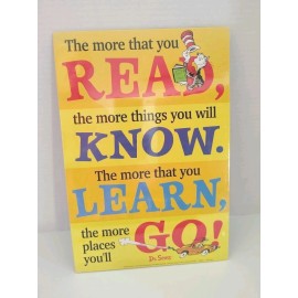 Dr. Seuss 2-Sided Poster Brand New 12.5"x8.5" Home School Classroom 5 Available