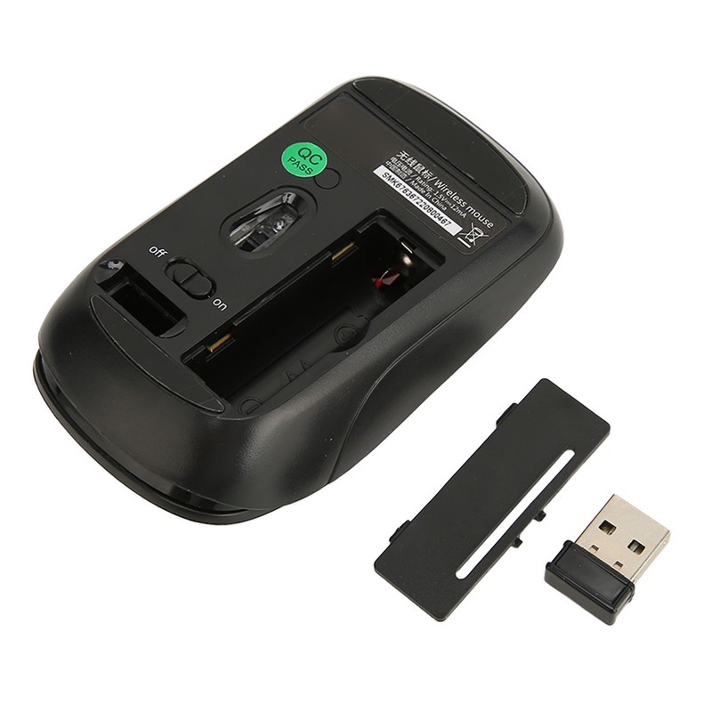 Wireless Keyboard Mouse Combo Mini Portable Retro Silent 2.4G Wireless